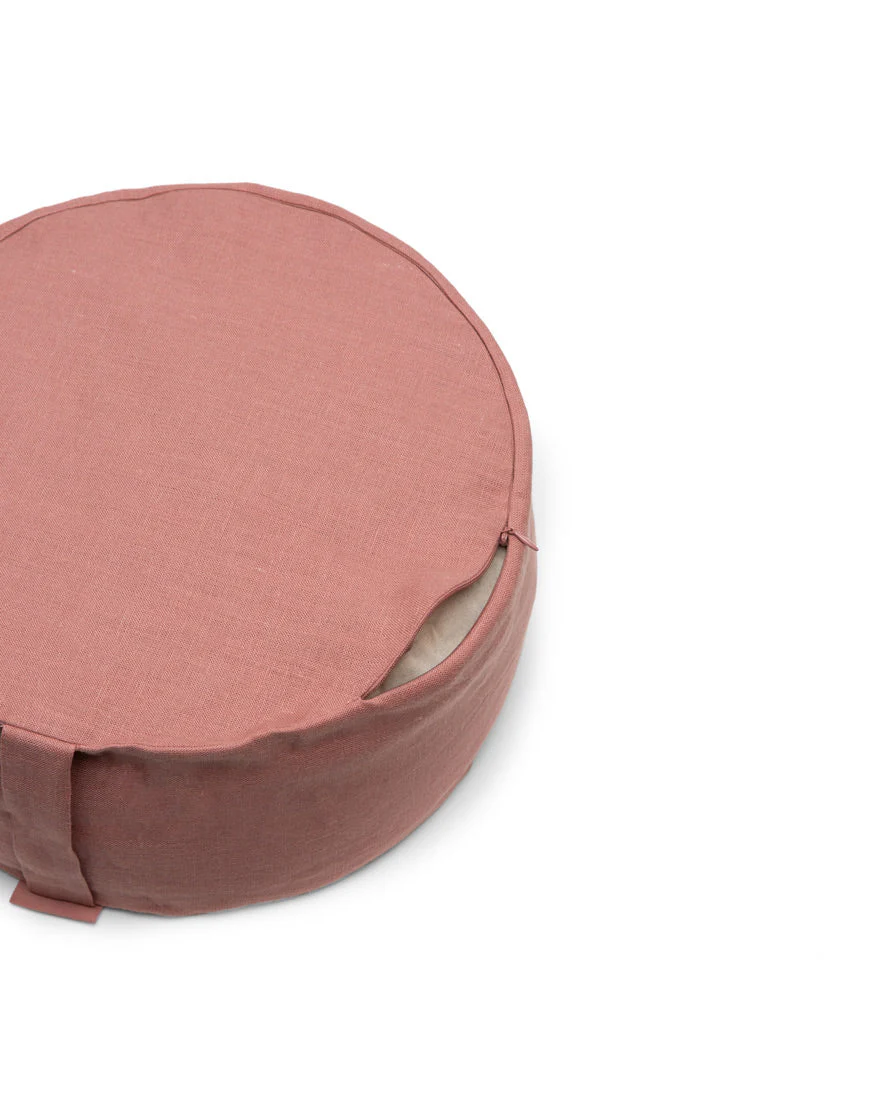 linen mod meditation cushion cover - Image 6